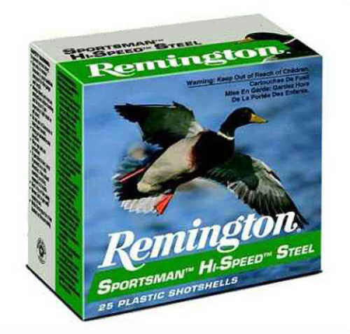 12 Gauge 2-3/4" Steel #6  1 oz 25 Rounds Remington Shotgun Ammunition